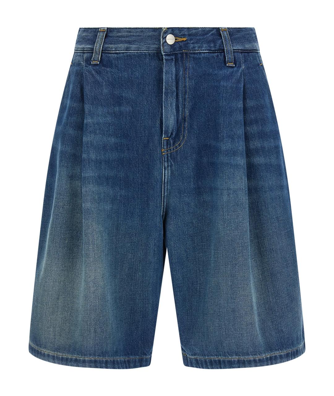 CARHARTT WIP Синие хлопковые шорты, фото 1