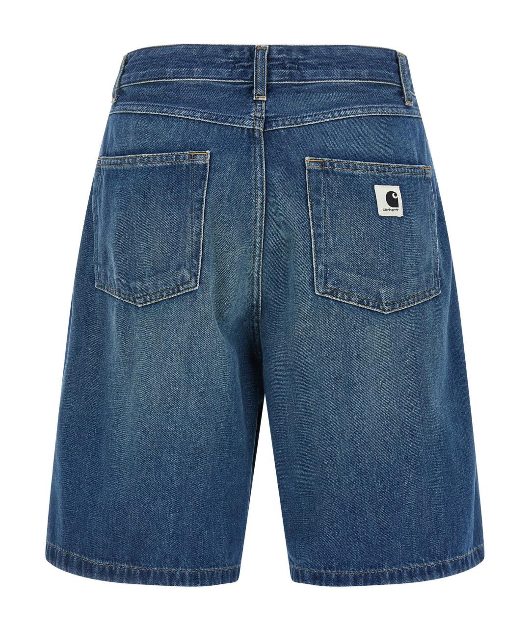 CARHARTT WIP Синие хлопковые шорты, фото 2