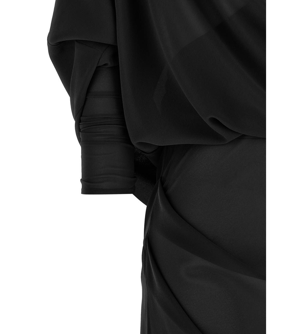 entire studios Черное полиэстеровое платье, фото 4