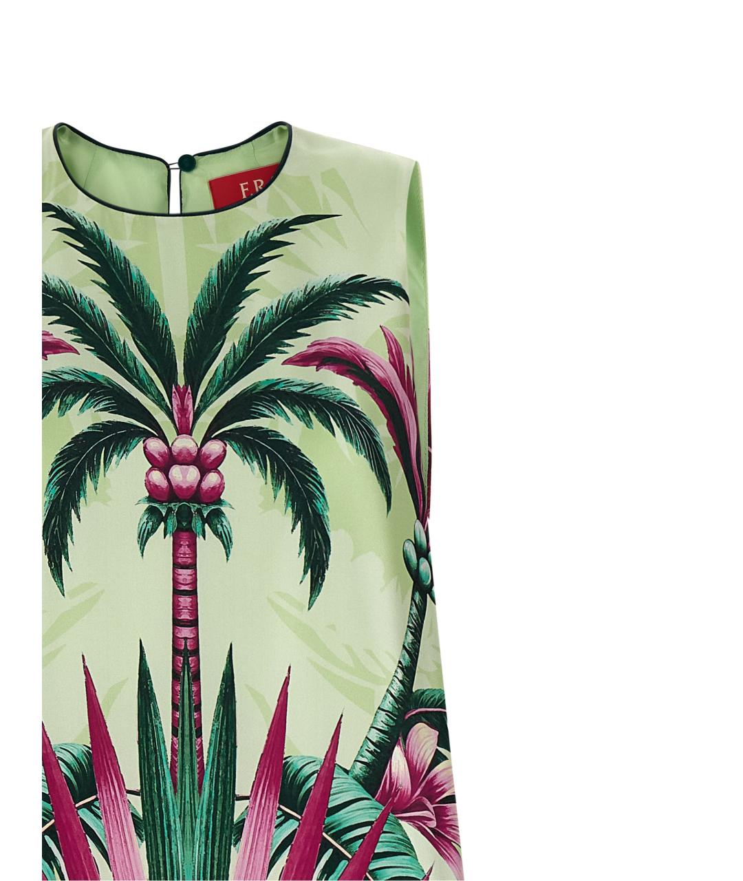 F.R.S FOR RESTLESS SLEEPERS Мульти шелковое повседневное платье, фото 3