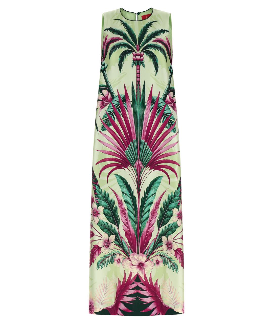 F.R.S FOR RESTLESS SLEEPERS Мульти шелковое повседневное платье, фото 1