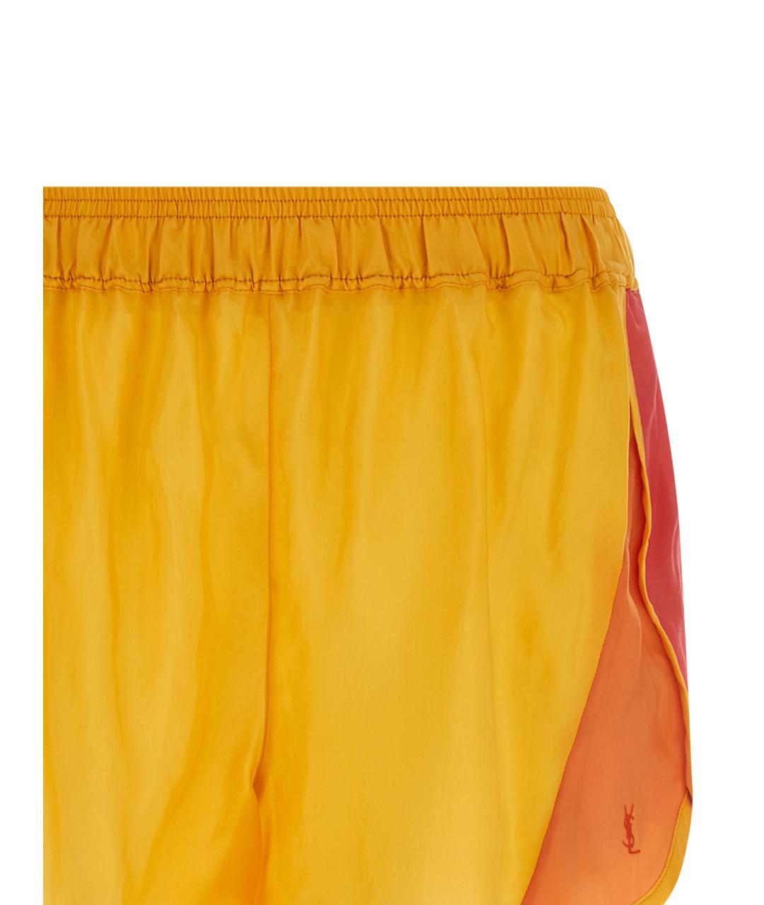 SAINT LAURENT Мульти вискозные шорты, фото 3