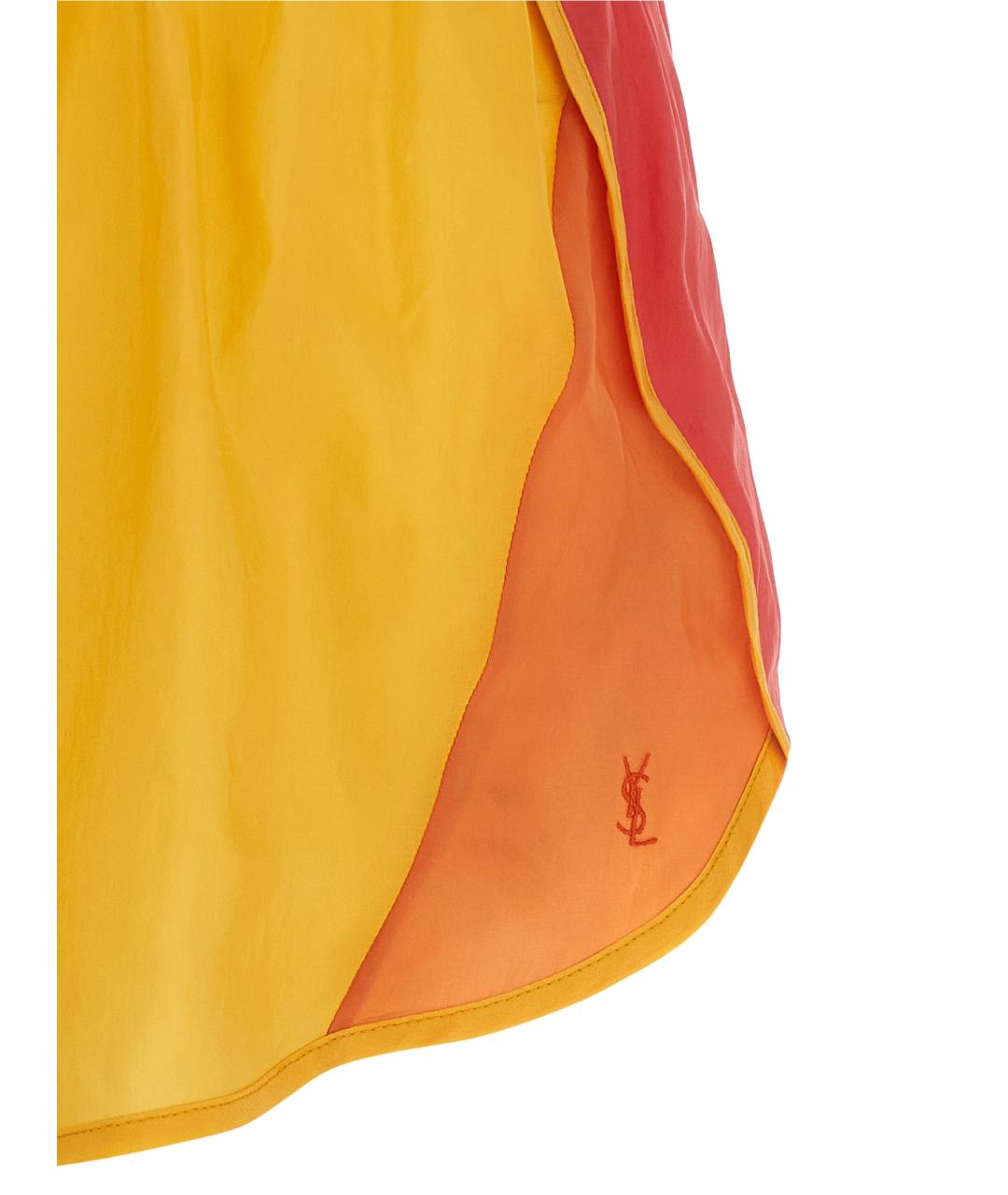 SAINT LAURENT Мульти вискозные шорты, фото 4