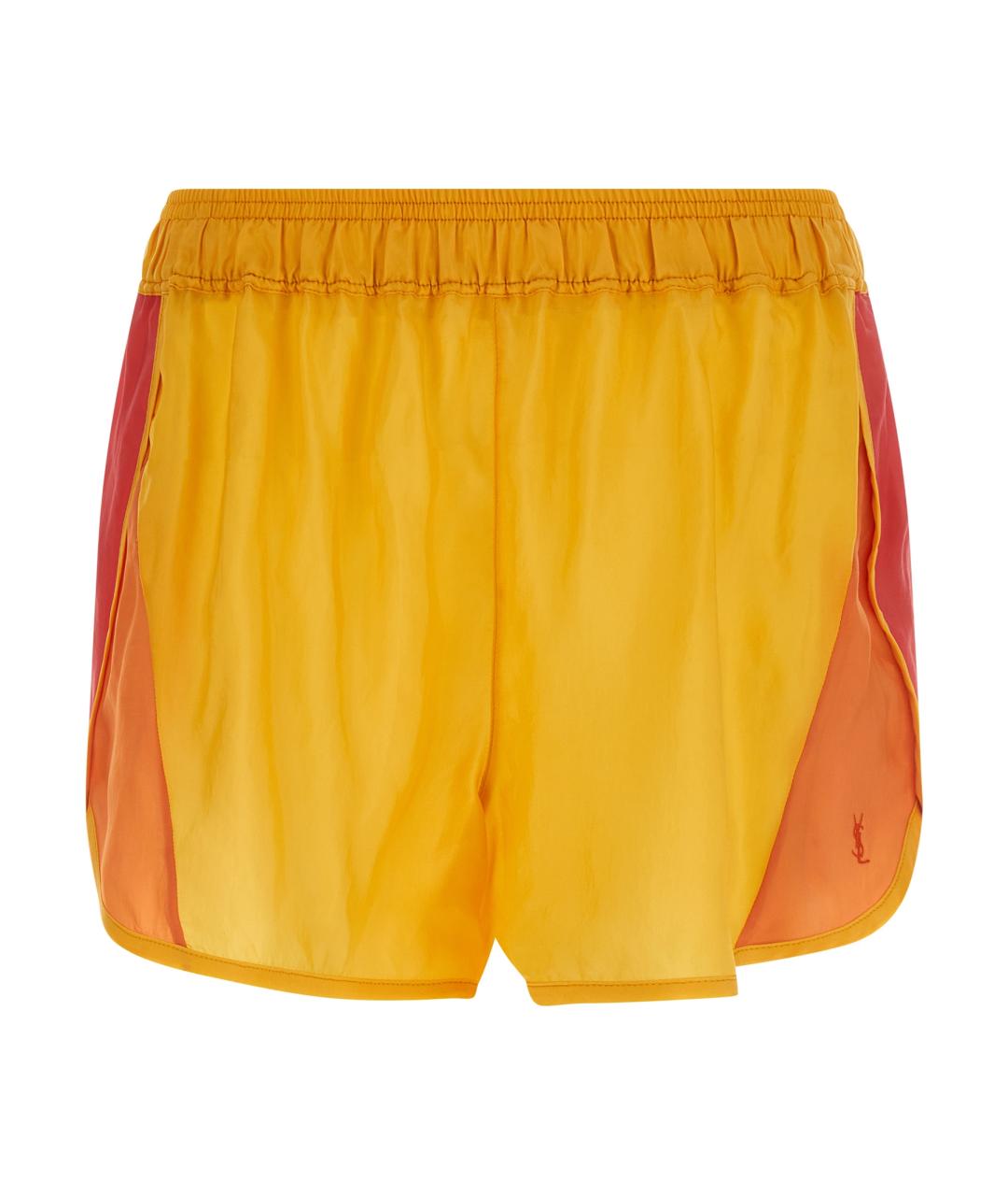 SAINT LAURENT Мульти вискозные шорты, фото 1