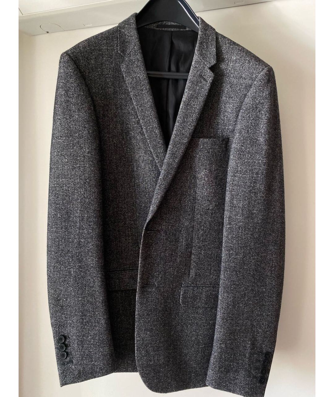 SANDRO Серый шерстяной пиджак, фото 6