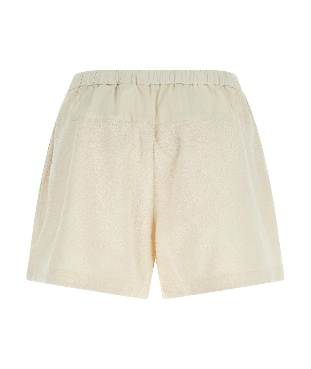 MONCLER Белые полиэстеровые шорты, фото 2