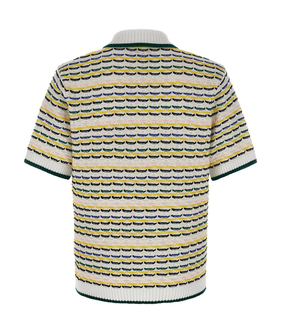 CASABLANCA Мульти хлопковое поло с коротким рукавом, фото 2