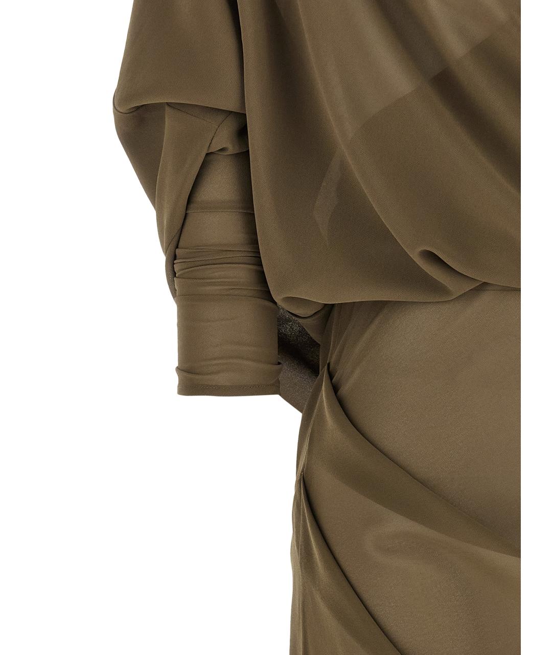 entire studios Зеленые полиэстеровое платье, фото 4