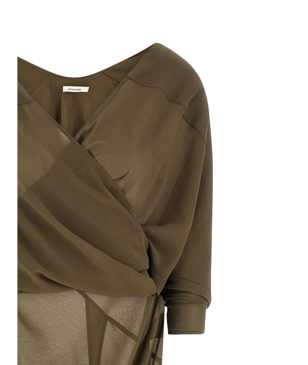 entire studios Зеленые полиэстеровое платье, фото 3