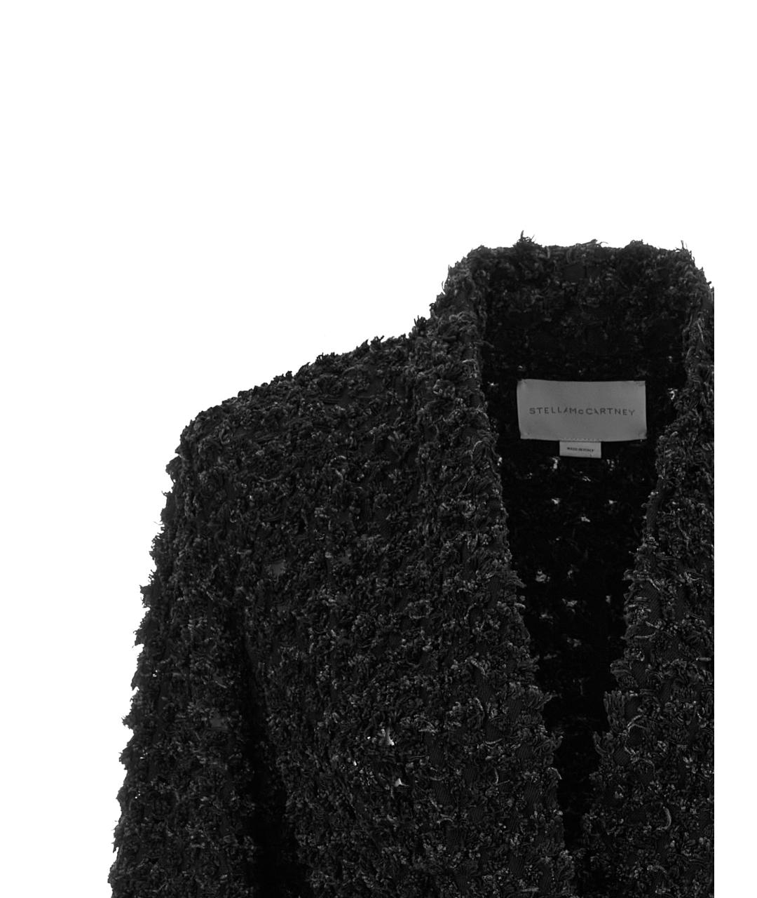 STELLA MCCARTNEY Черный хлопковый жакет/пиджак, фото 3