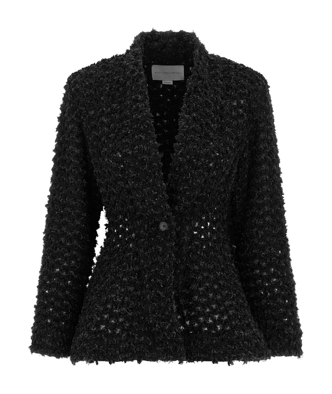 STELLA MCCARTNEY Черный хлопковый жакет/пиджак, фото 1