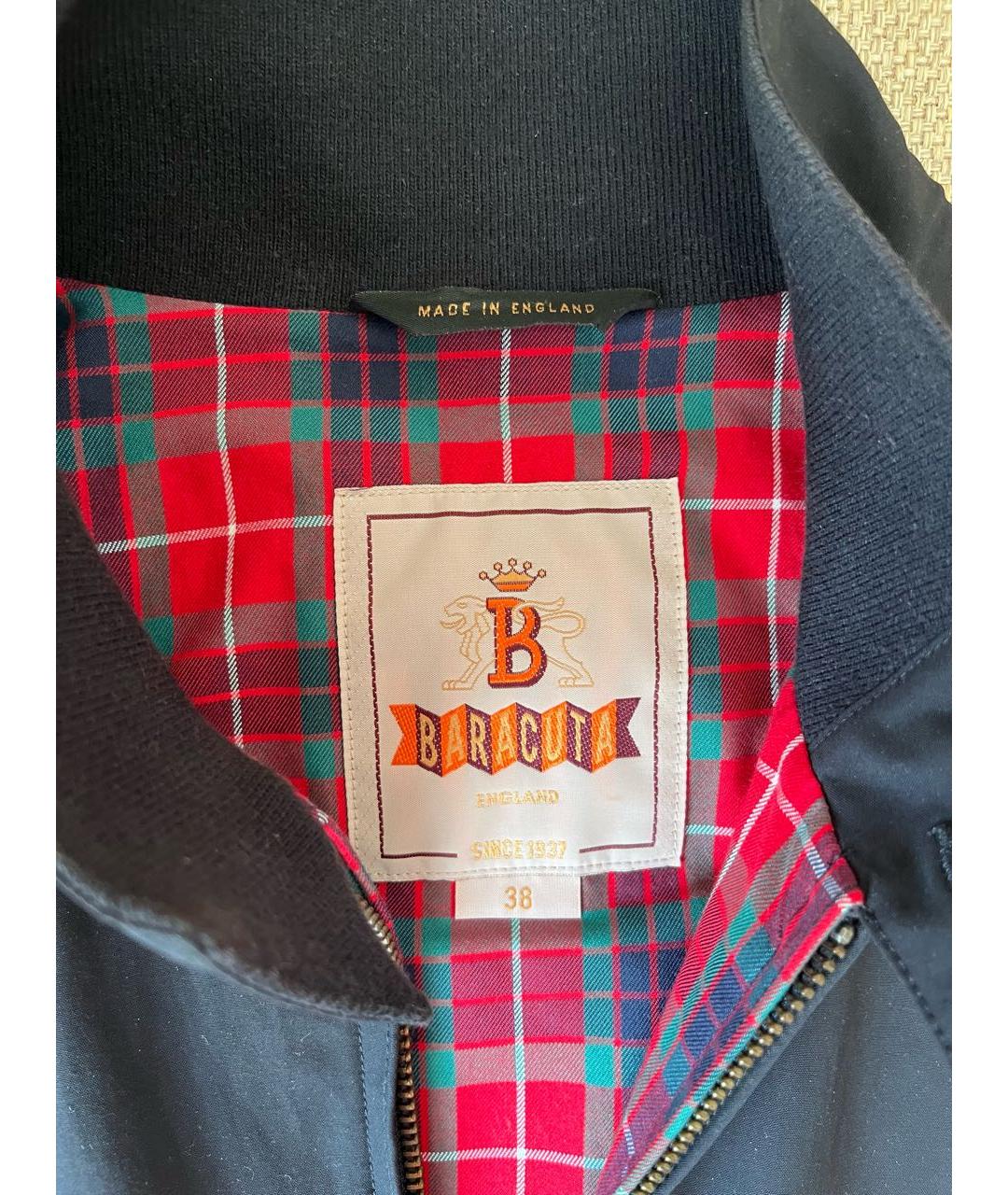 BARACUTA Темно-синяя хлопковая куртка, фото 3