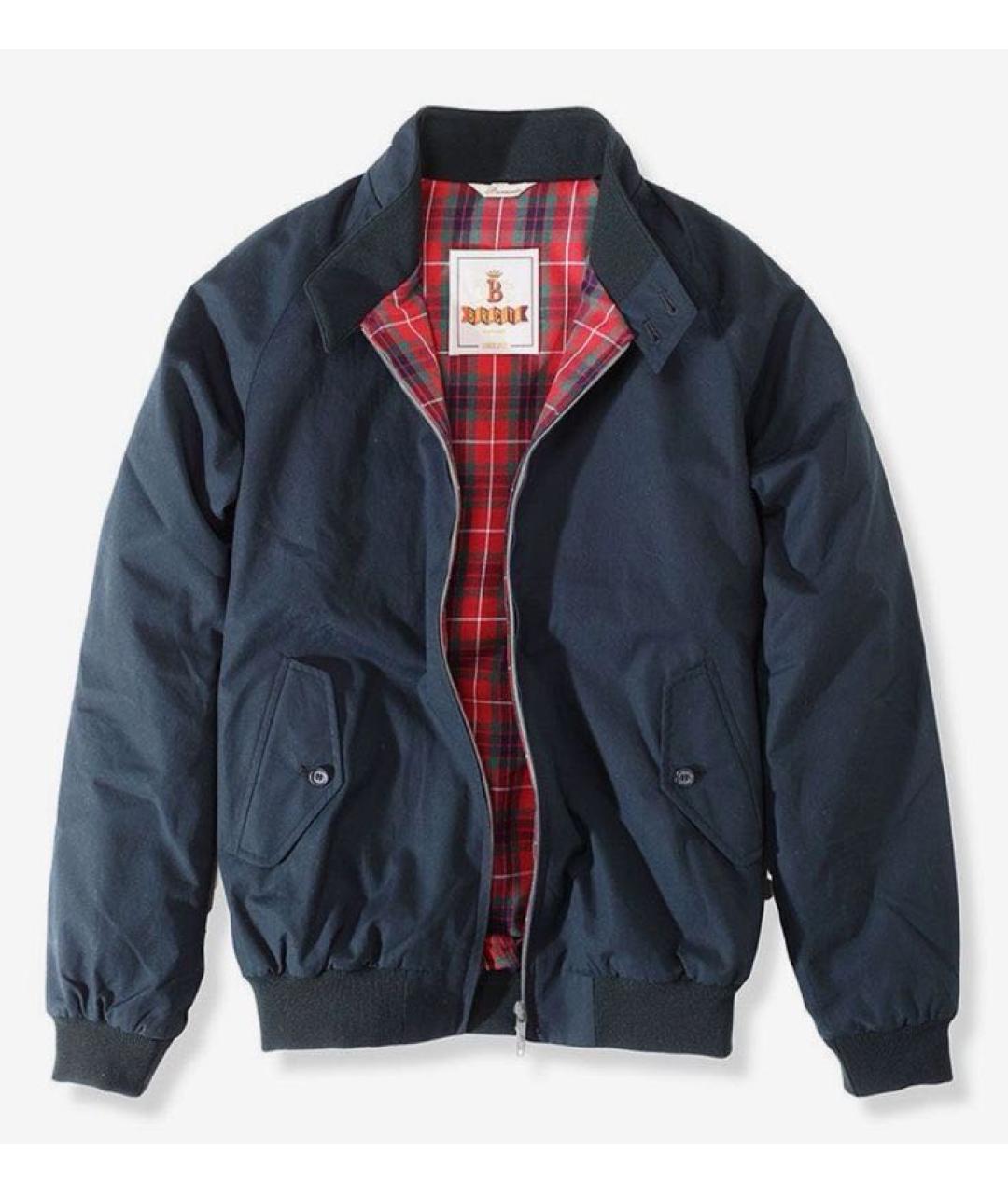 BARACUTA Темно-синяя хлопковая куртка, фото 4