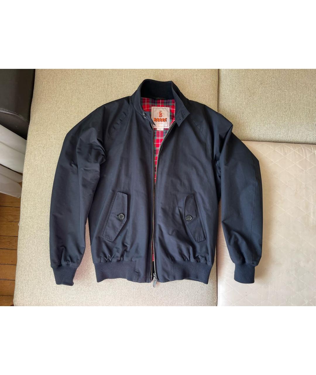 BARACUTA Темно-синяя хлопковая куртка, фото 2