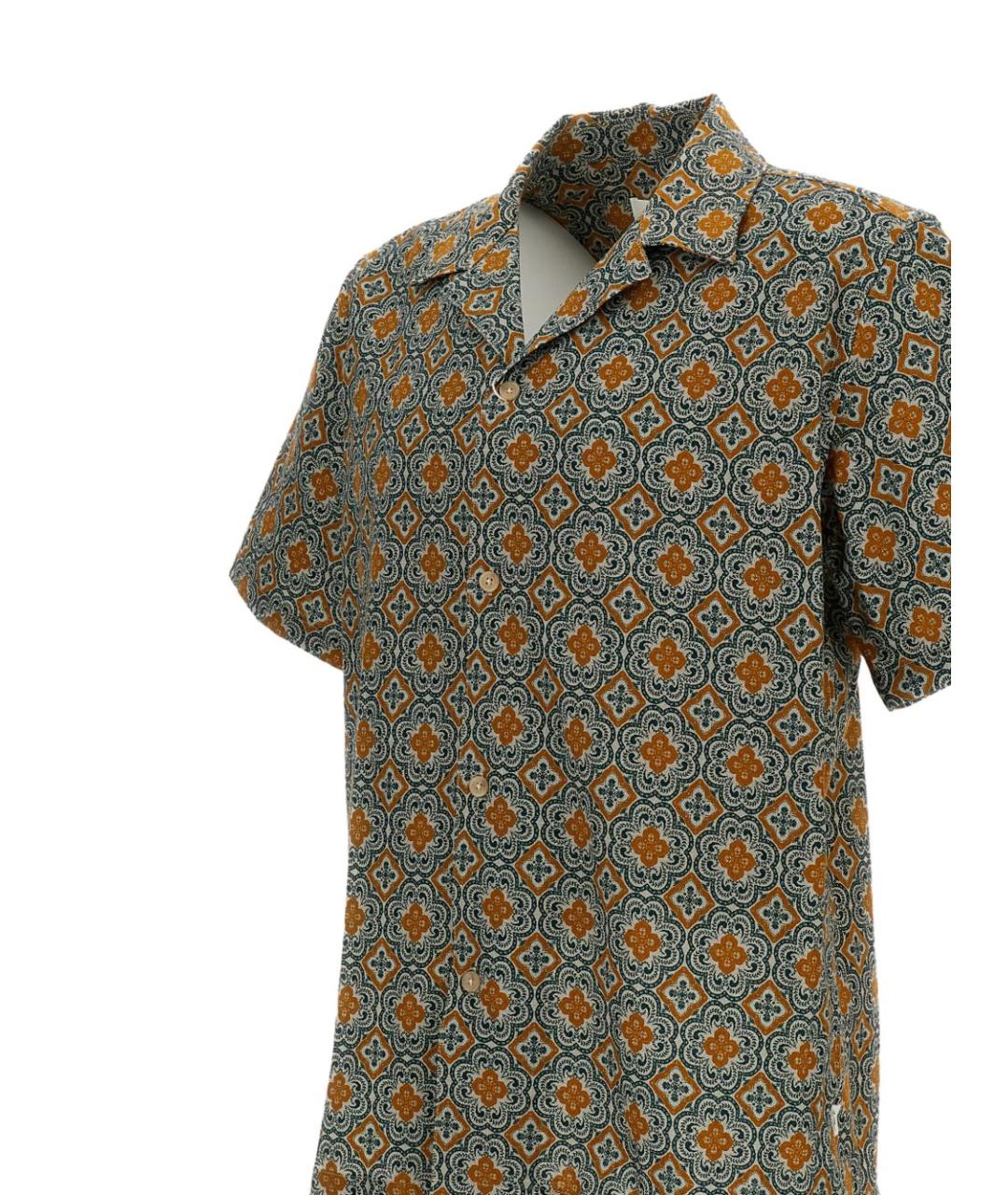 LES DEUX Зеленая хлопковая кэжуал рубашка, фото 3