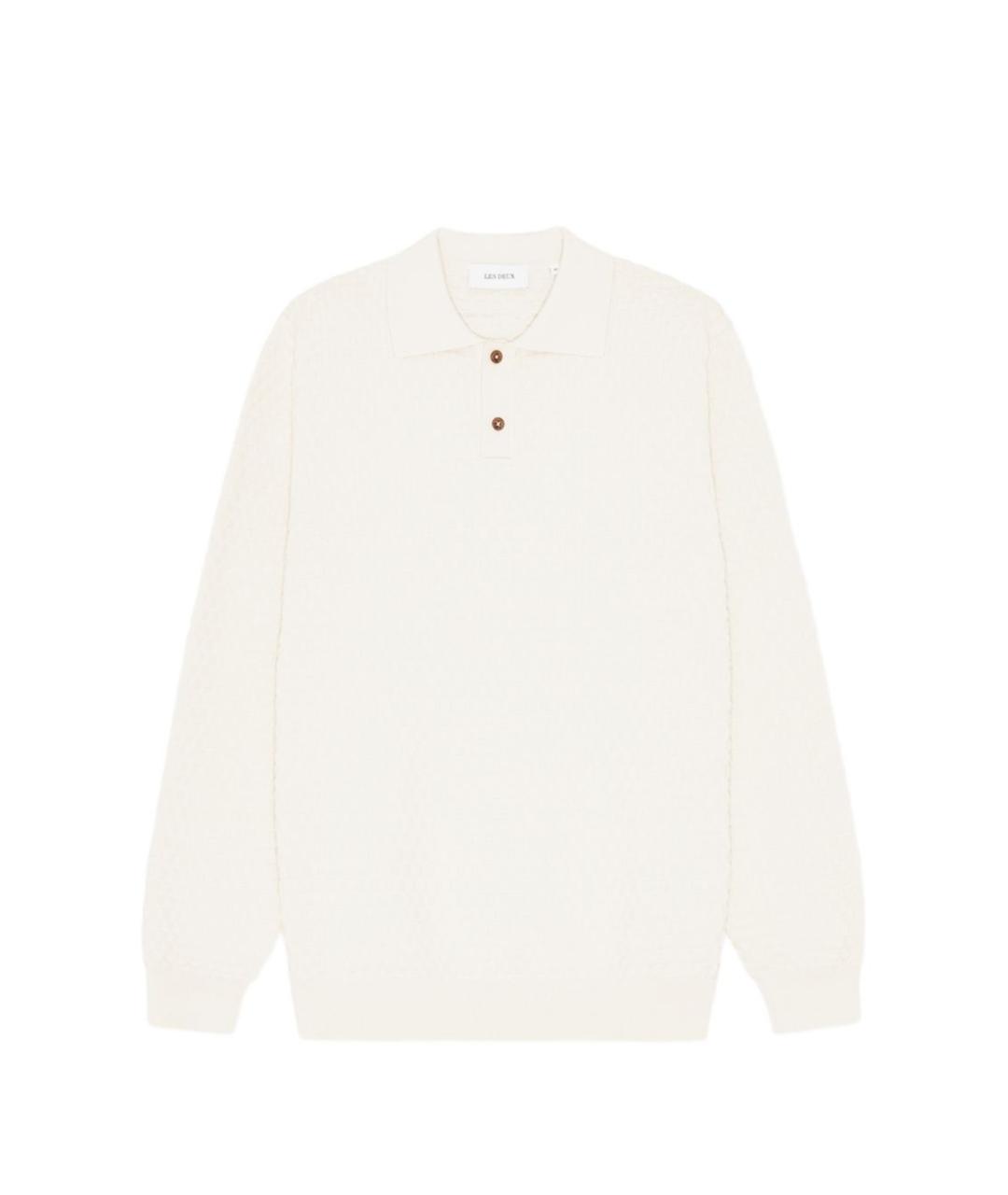 LES DEUX Бежевый хлопковый джемпер / свитер, фото 1