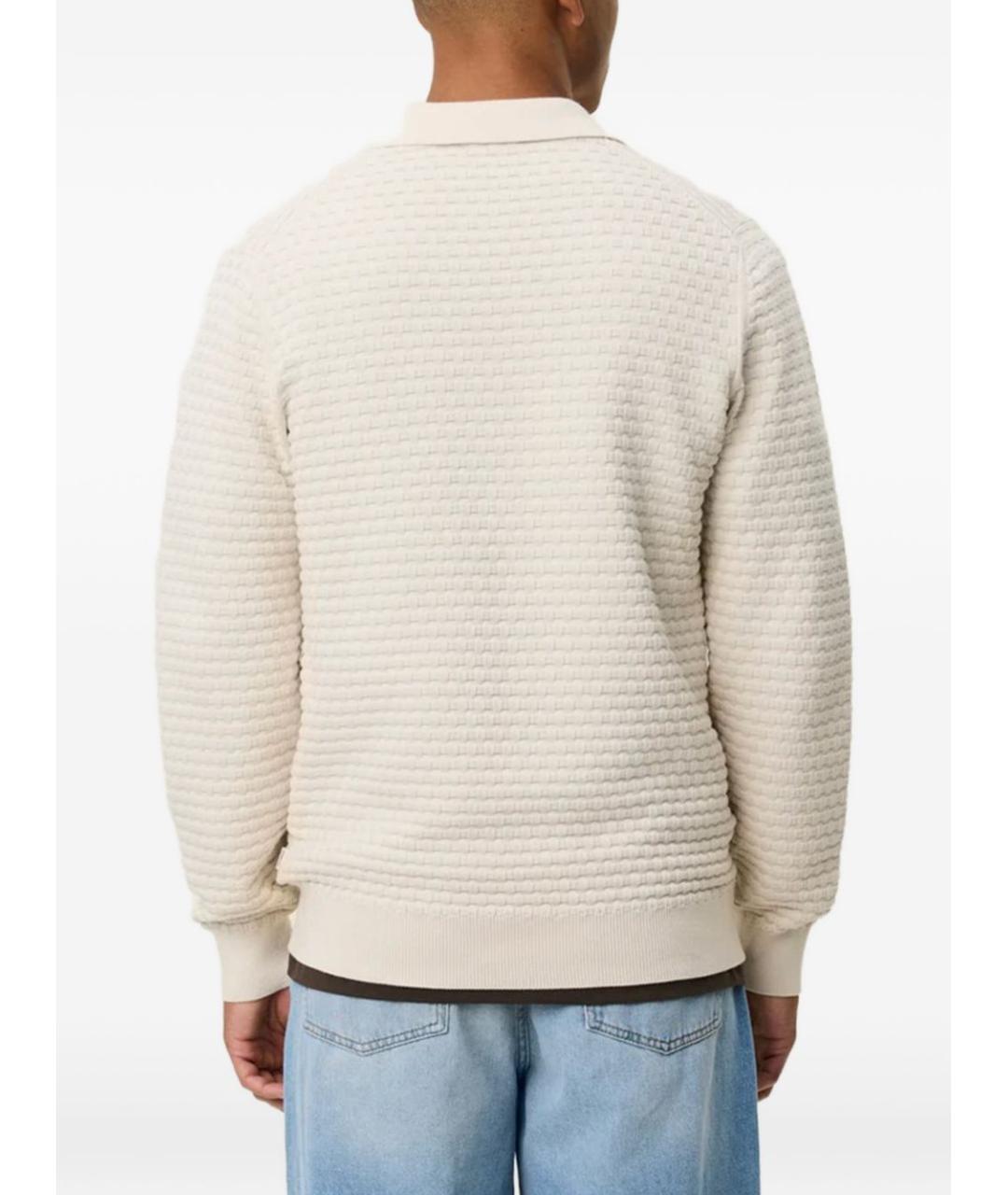 LES DEUX Бежевый хлопковый джемпер / свитер, фото 3