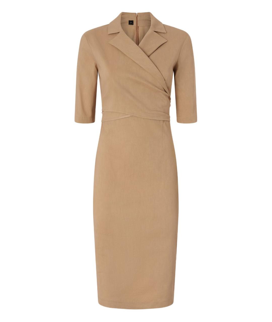 PINKO Бежевое платье, фото 1