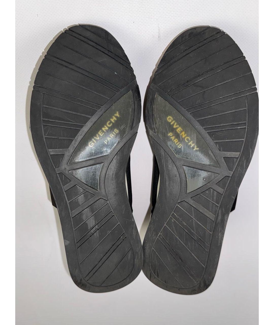 GIVENCHY Черные кожаные кроссовки, фото 5