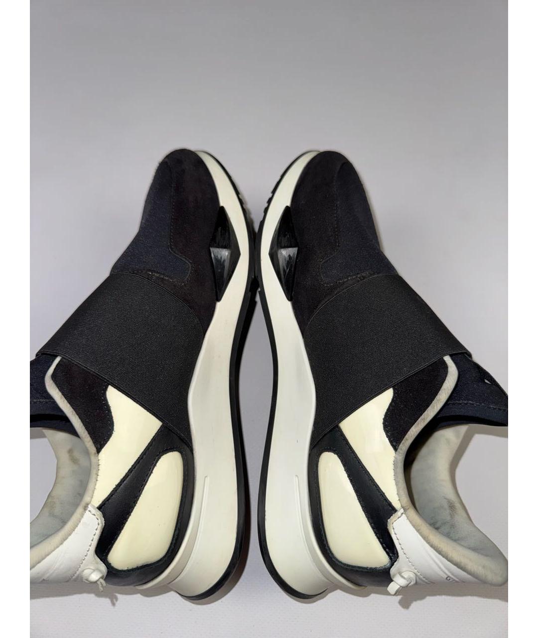 GIVENCHY Черные кожаные кроссовки, фото 3