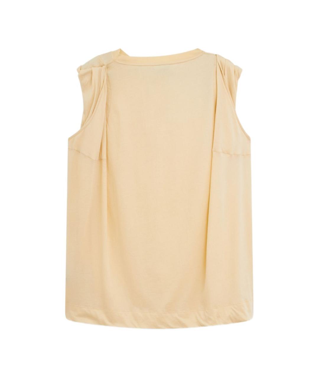 DRIES VAN NOTEN Бежевая футболка, фото 5