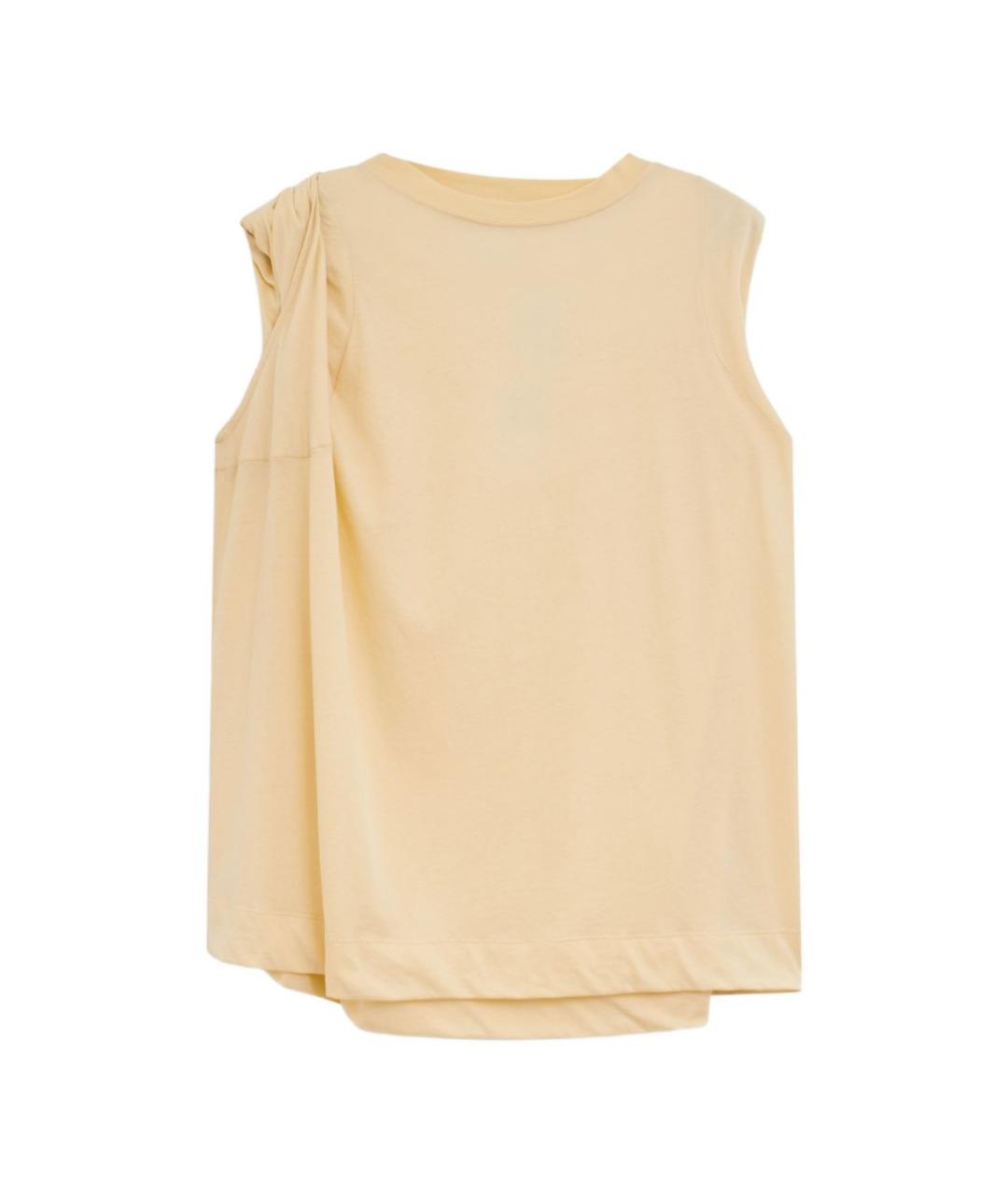 DRIES VAN NOTEN Бежевая футболка, фото 1