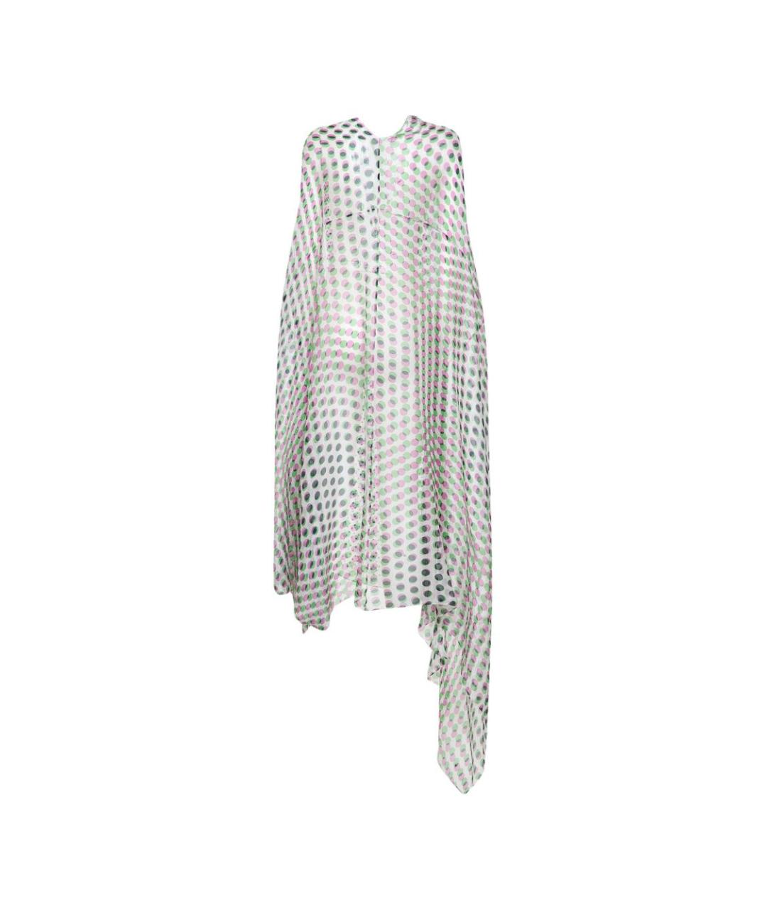 DRIES VAN NOTEN Мульти шелковое платье, фото 2