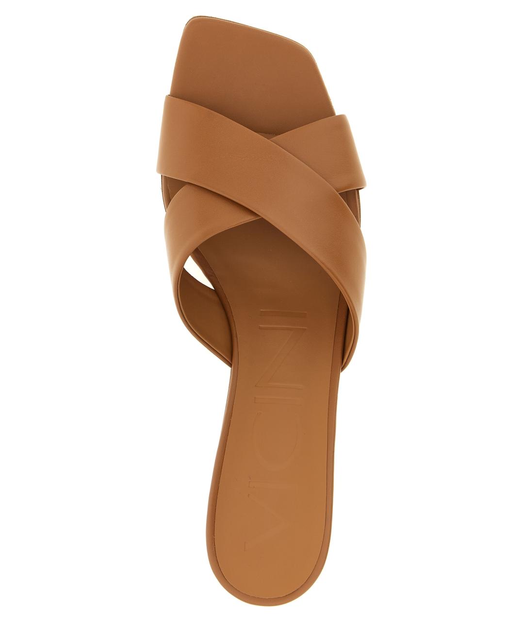 VICINI Коричневые кожаные мюли, фото 4