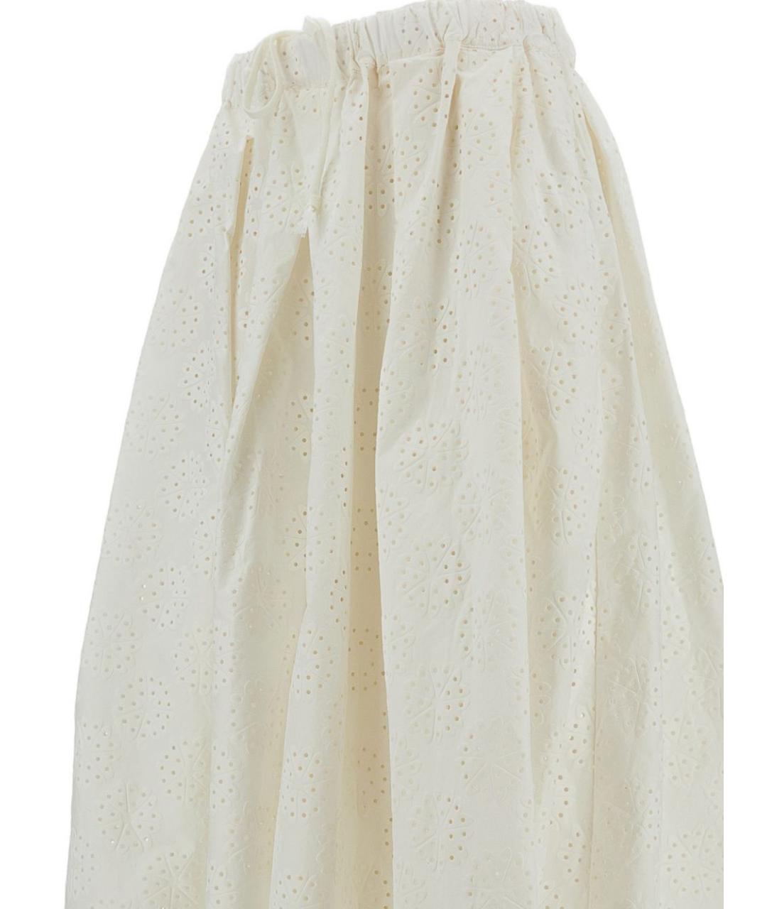 COMME DES GARÇONS Белые хлопковые кюлоты, фото 3