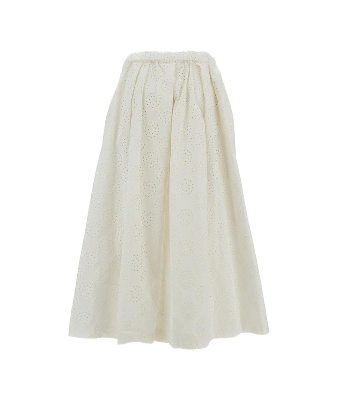 COMME DES GARÇONS Белые хлопковые кюлоты, фото 2