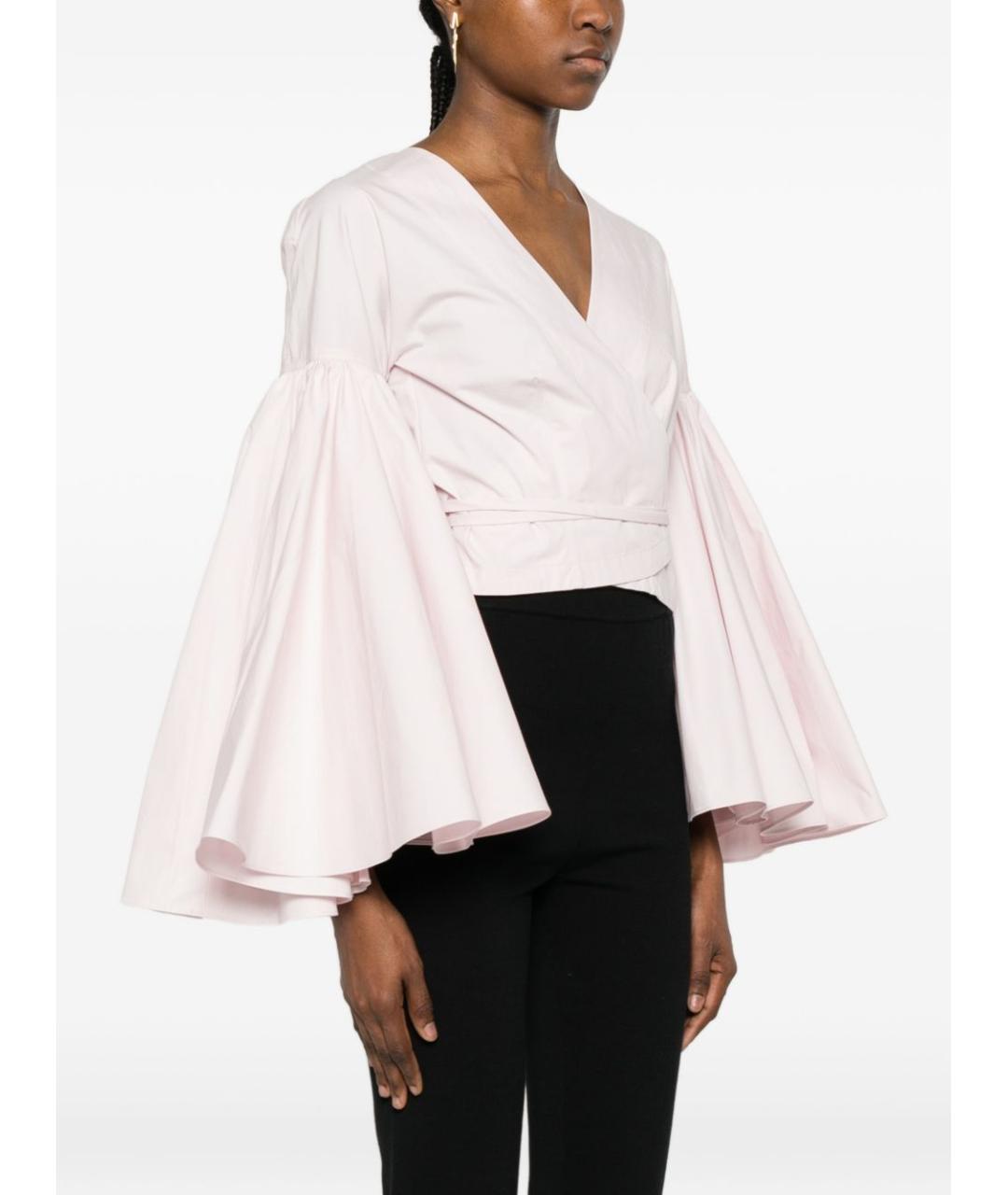 JACQUEMUS Розовая хлопковая блузы, фото 3