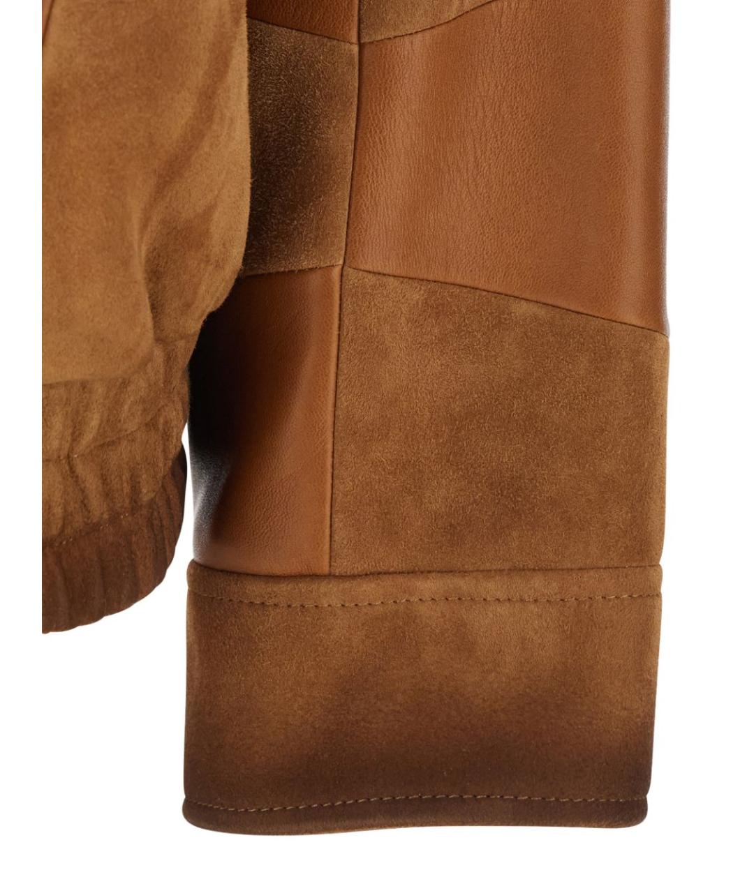 VERSACE Коричневая замшевая куртка, фото 2