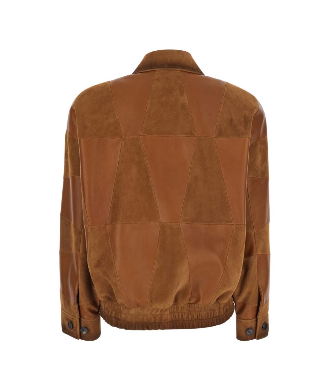 VERSACE Коричневая замшевая куртка, фото 3