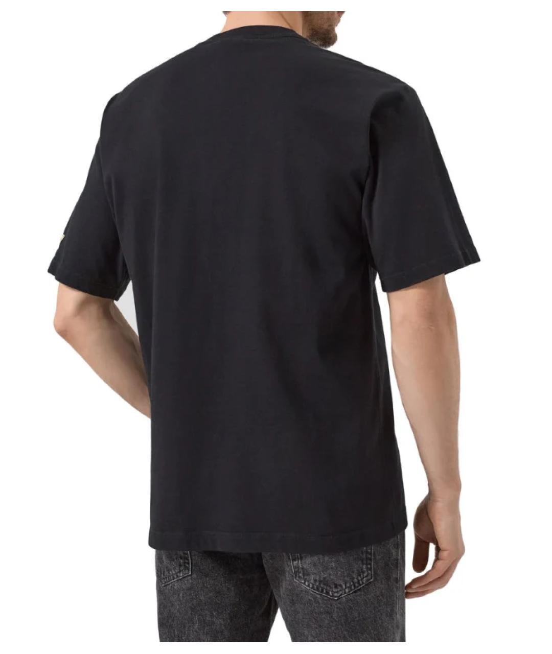 DOLCE&GABBANA Черная хлопковая футболка, фото 3