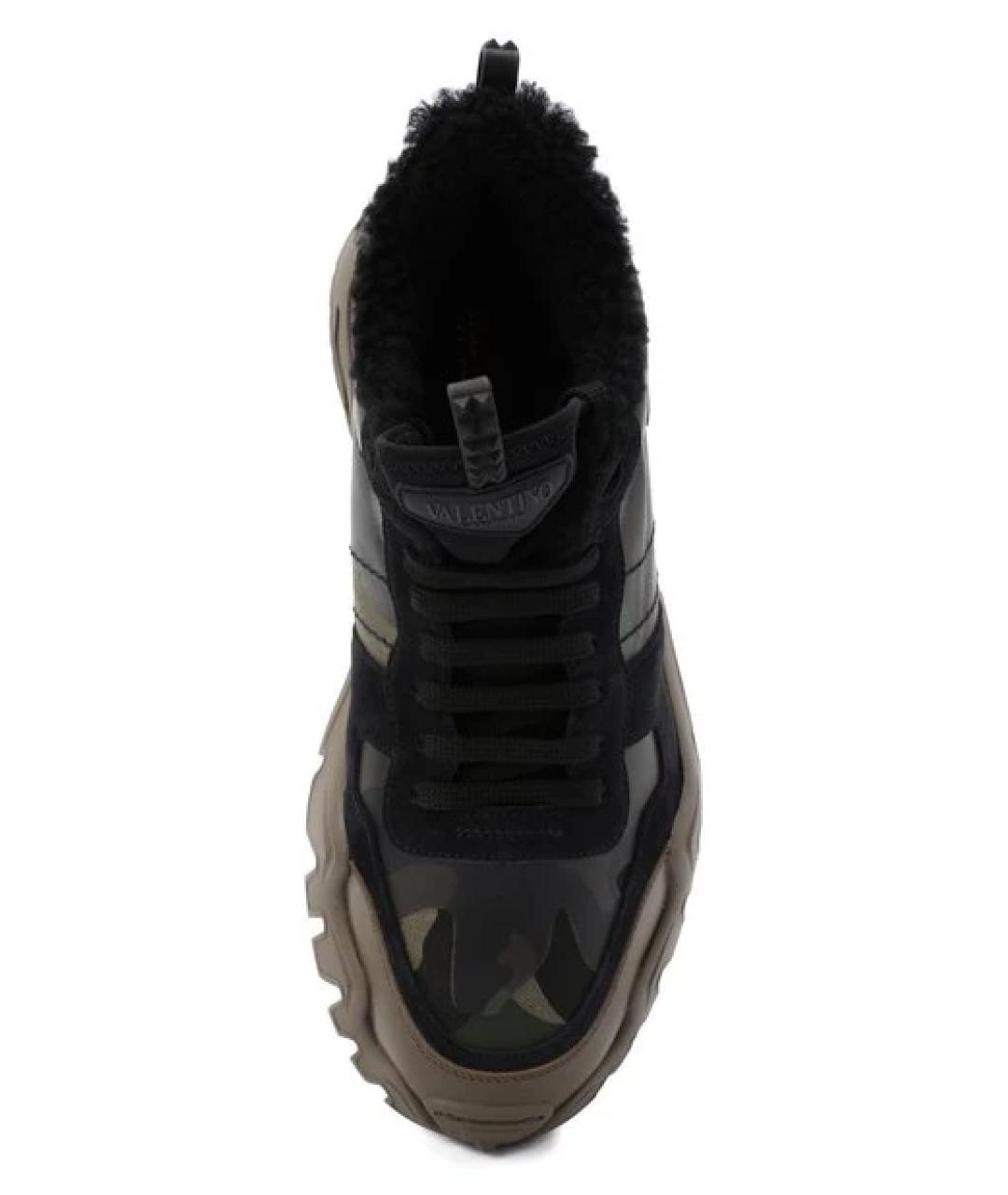 VALENTINO Мульти кожаные низкие кроссовки / кеды, фото 3