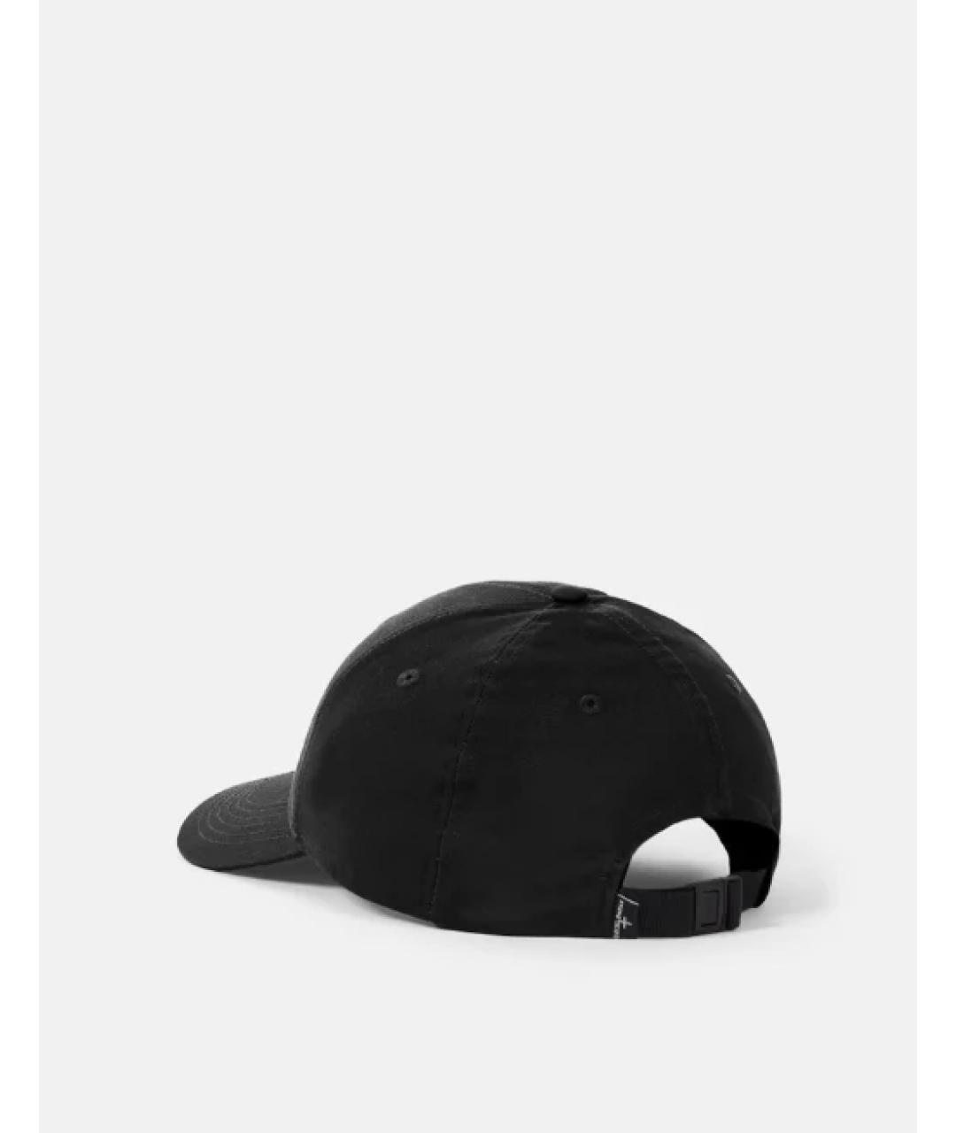 STONE ISLAND Черная хлопковая кепка/бейсболка, фото 3