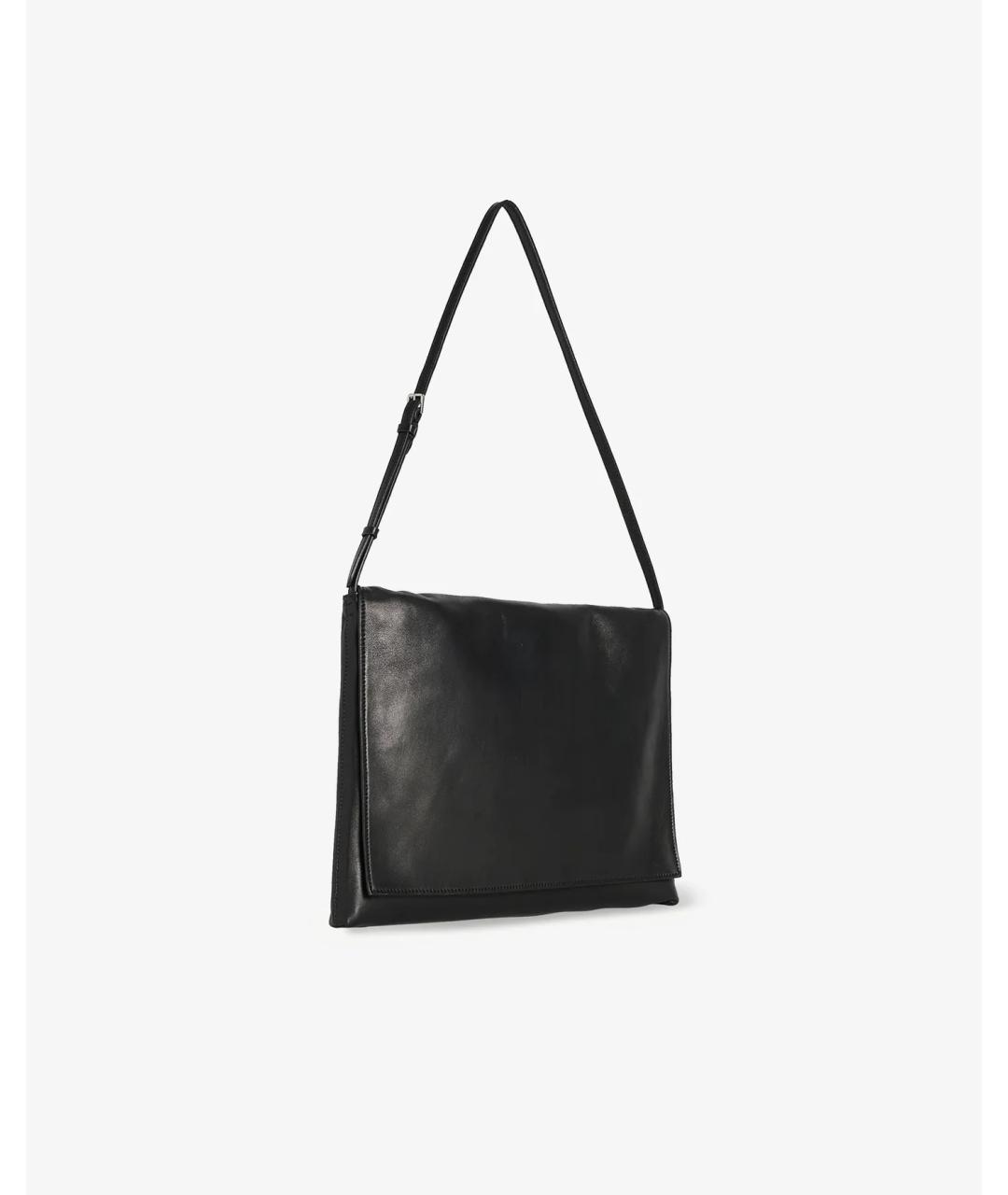 THE ROW Черная кожаная сумка через плечо, фото 3