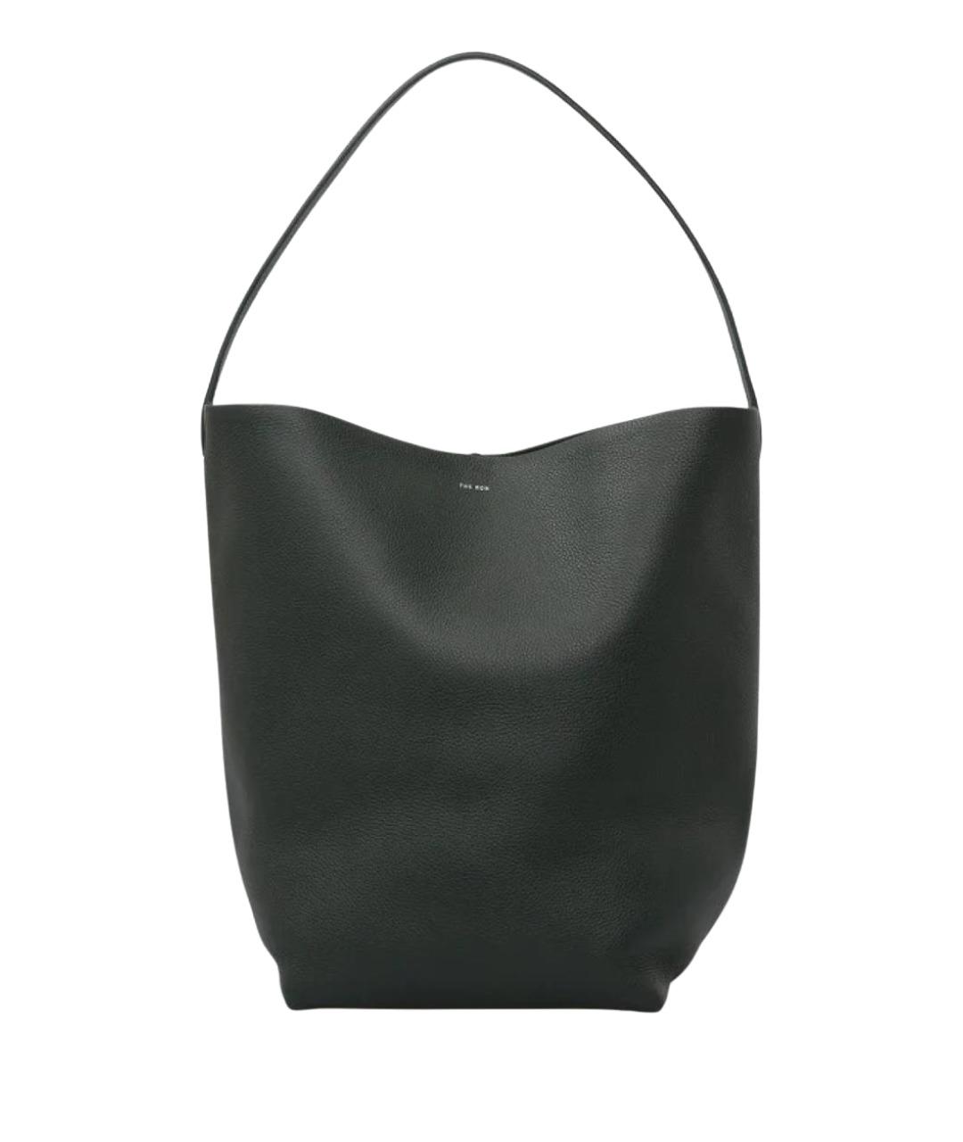 THE ROW Черная кожаная сумка тоут, фото 1