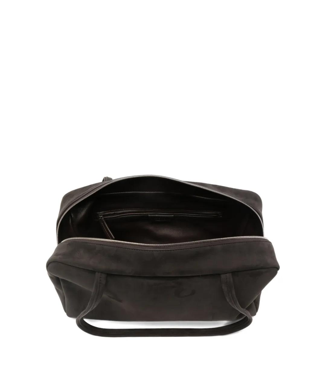 THE ROW Коричневая замшевая сумка через плечо, фото 2