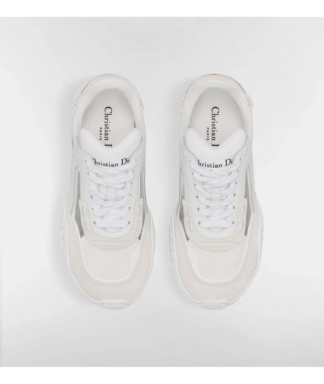 CHRISTIAN DIOR Белые кожаные кроссовки, фото 2