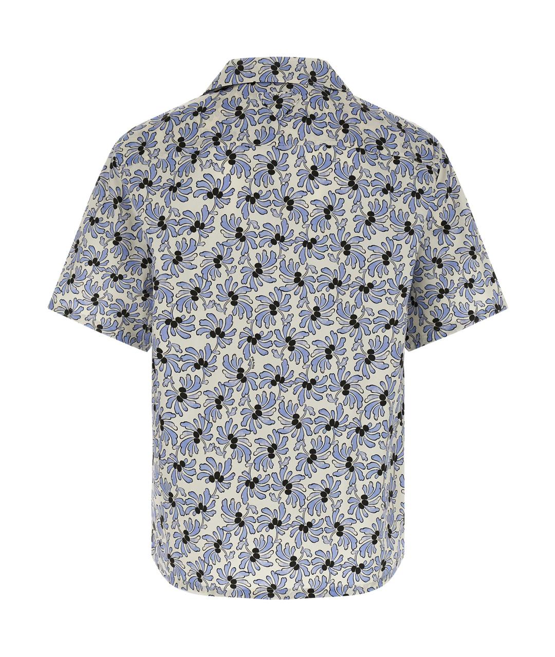 PRADA Голубая хлопковая кэжуал рубашка, фото 2