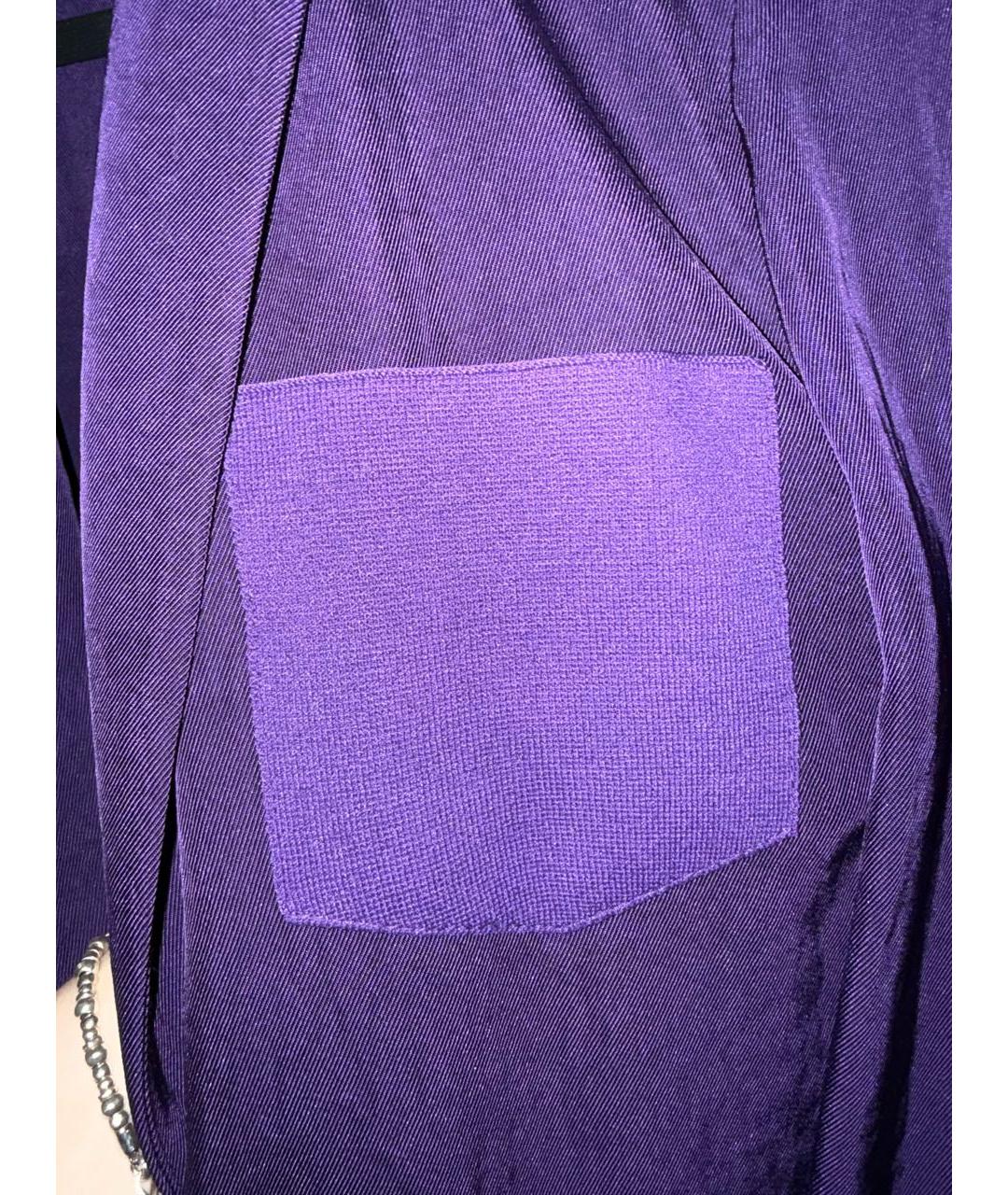 SANDRO Фиолетовый жакет/пиджак, фото 4