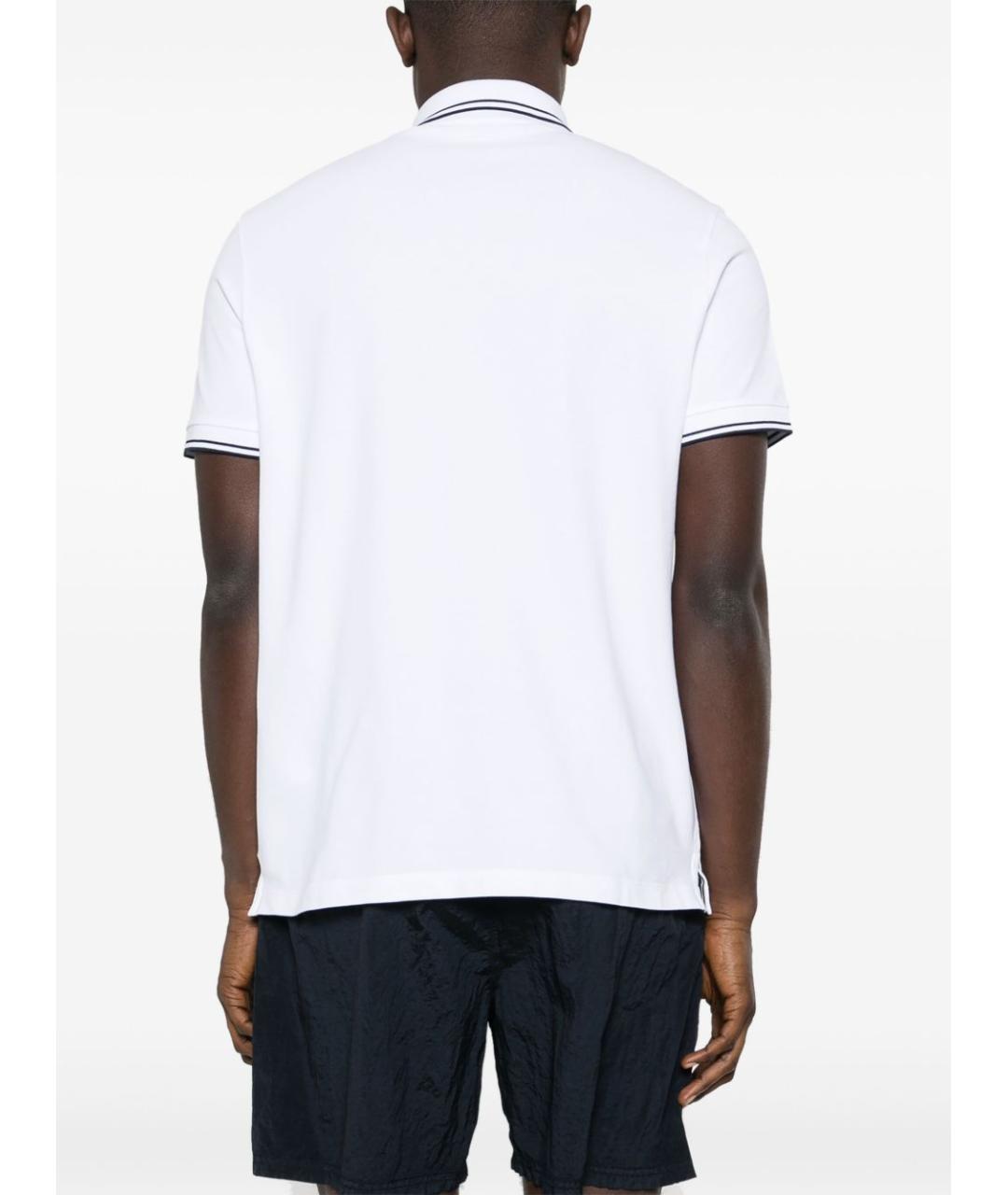 STONE ISLAND Белая футболка, фото 3