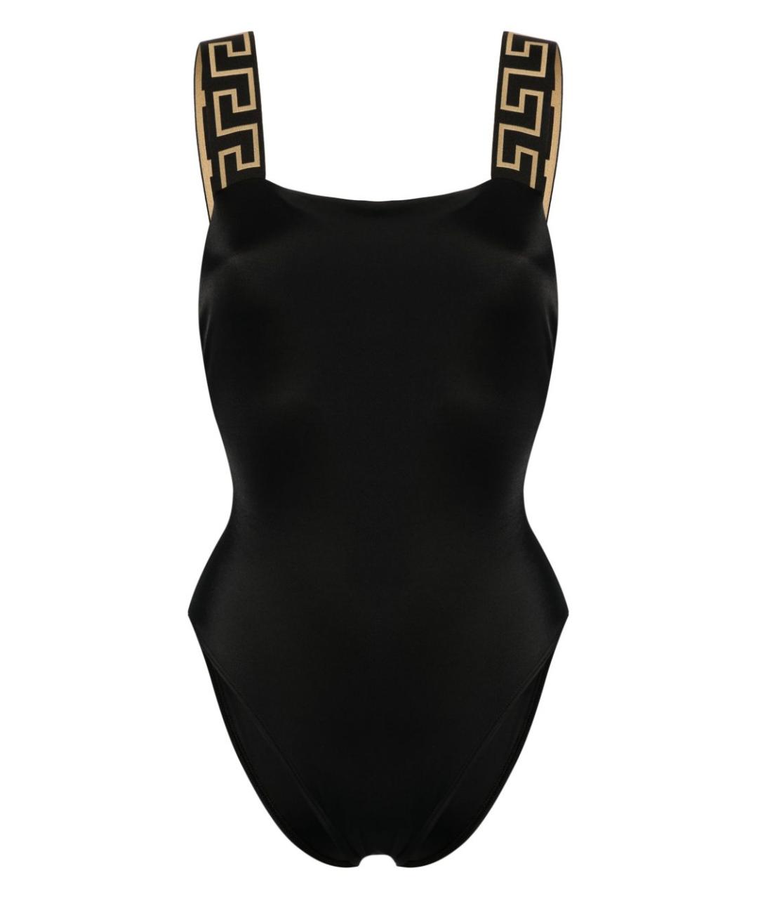 VERSACE Черный полиамидовый купальник, фото 1