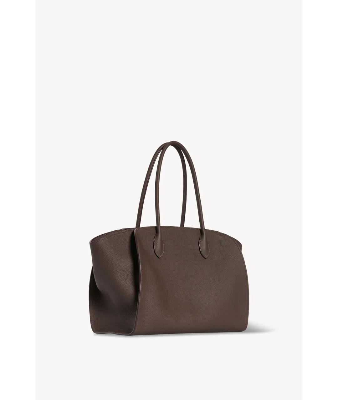 THE ROW Коричневая кожаная сумка тоут, фото 2