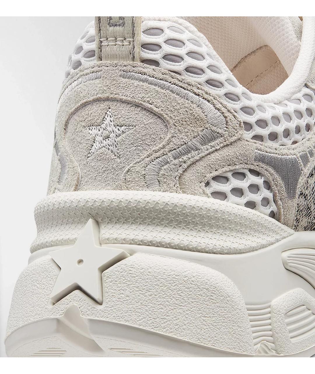 CHRISTIAN DIOR Серые текстильные кроссовки, фото 3