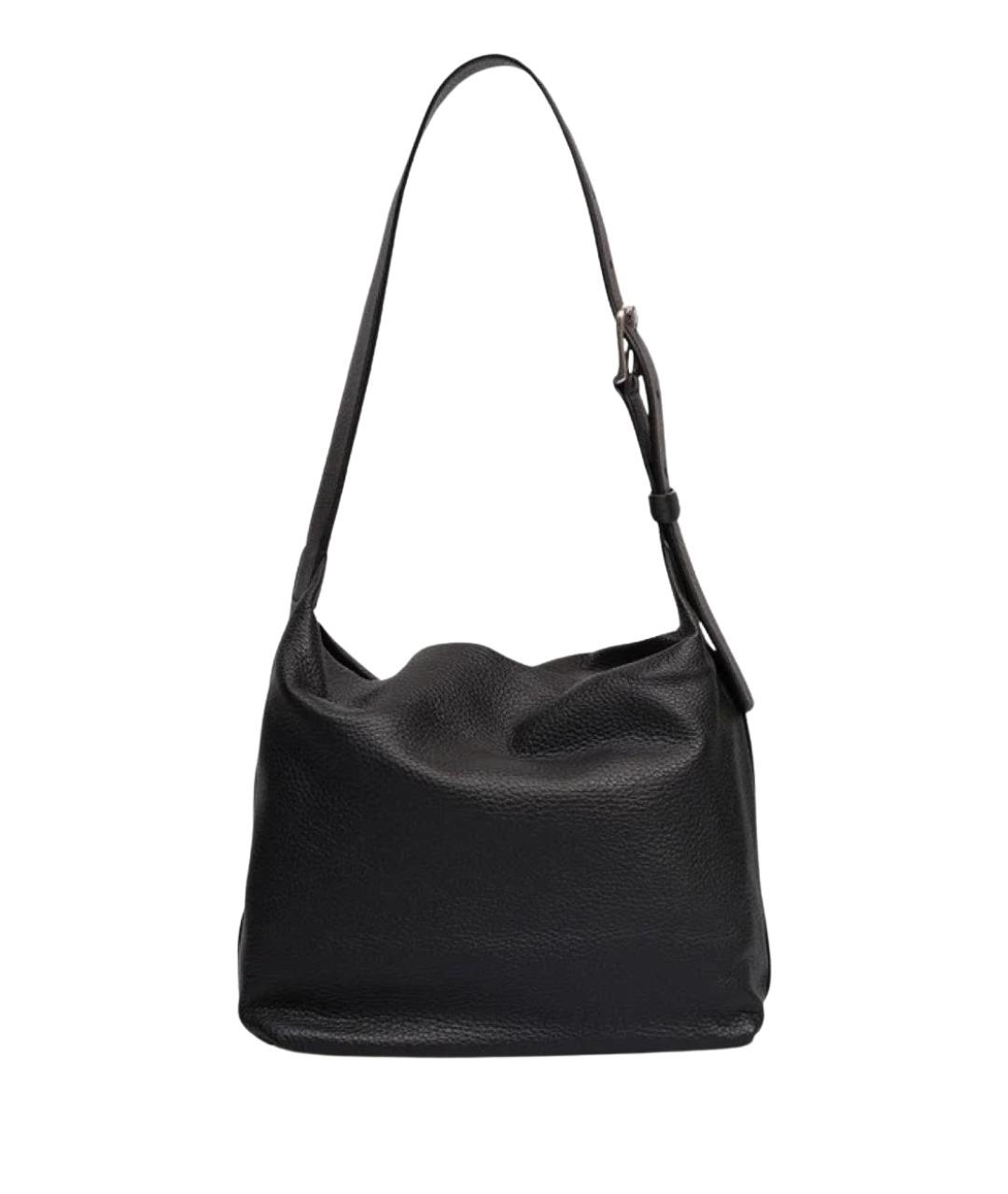 THE ROW Черная кожаная сумка через плечо, фото 1