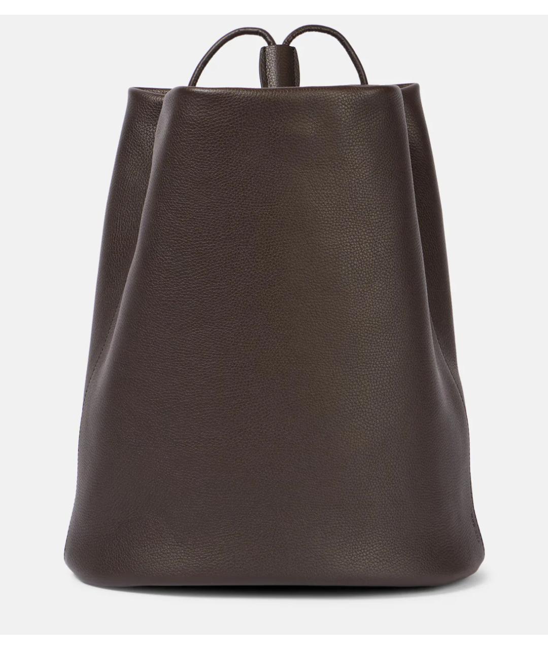 THE ROW Коричневый кожаный рюкзак, фото 4