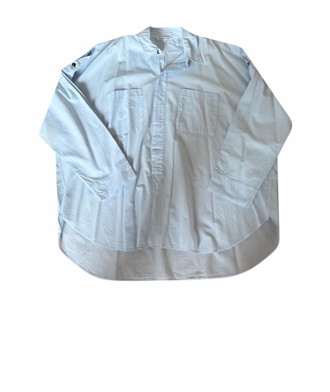 HELMUT LANG Голубая хлопковая рубашка, фото 1