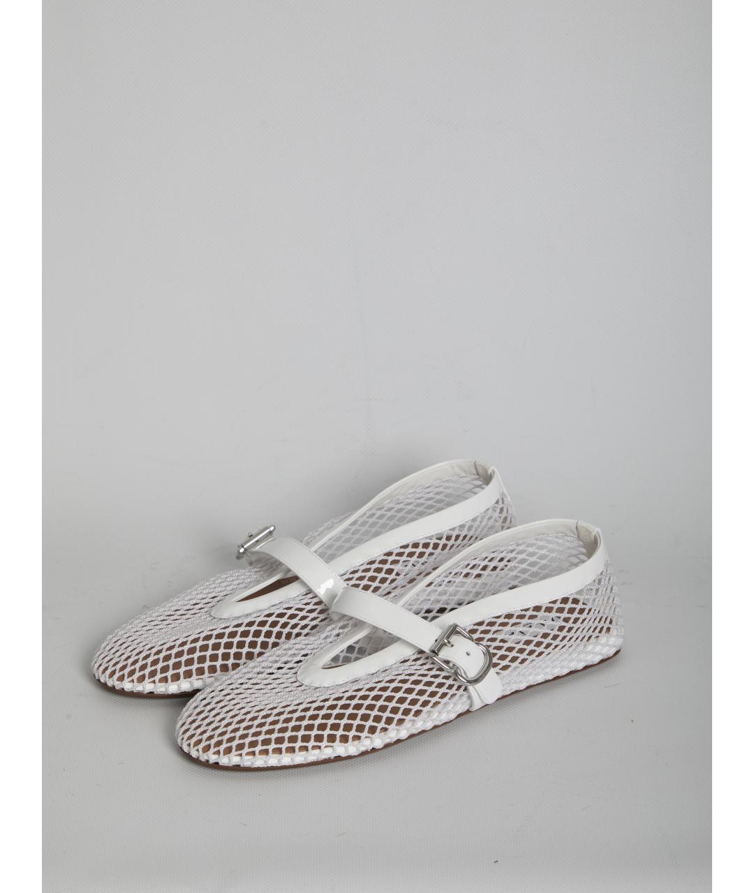 ALAIA Белые текстильные балетки, фото 2